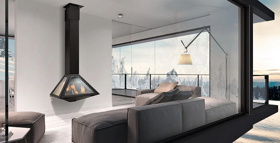 Designový krb D-10 Graffiti Rocal s normou Ecodesign